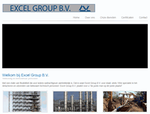 Tablet Screenshot of excelgroup.nl